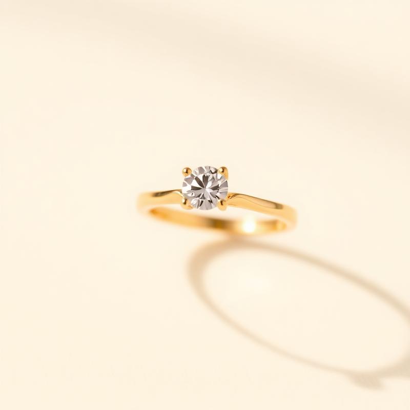 Round Solitaire, 0.9ct by Maison Été, engagement or wedding ring product photo